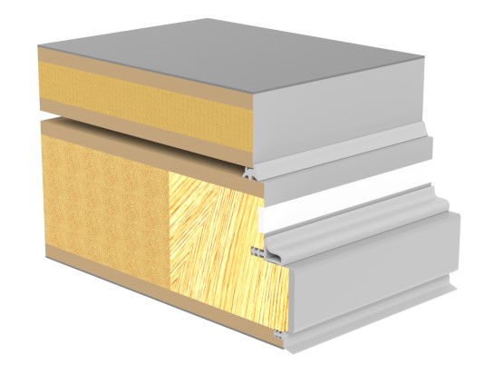 Laminat dør med ABS kant