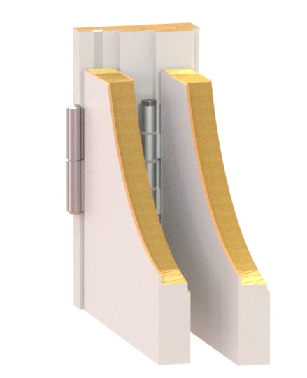 Snit af BD30 svingdør