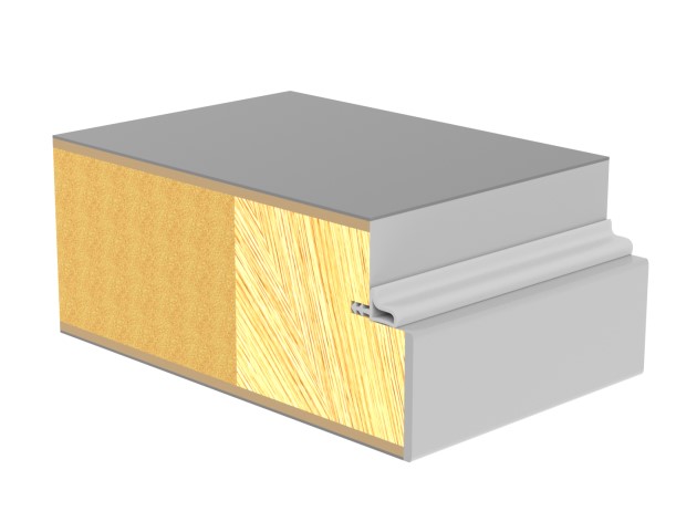 Laminat dør med ABS kant