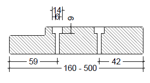 Illustration 2: Forboring af karm fra 160 mm