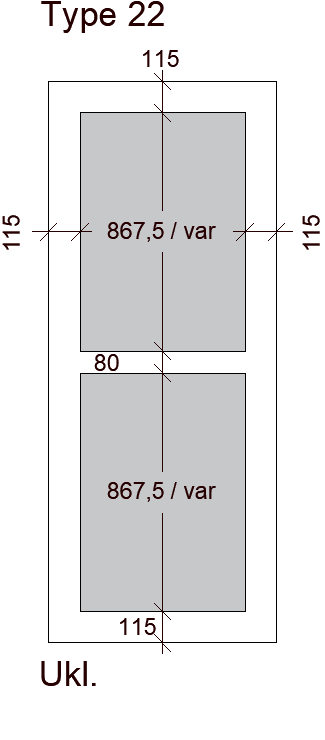 Glasudskæring type 9
