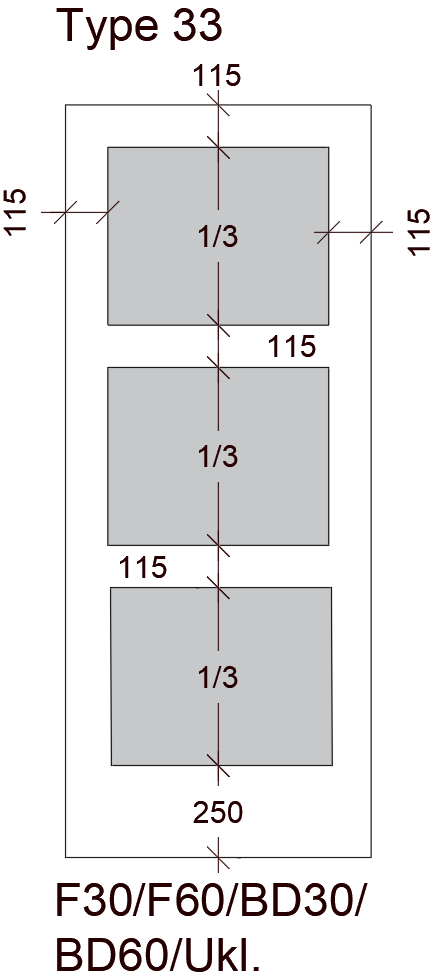 Glasudskæring type 14