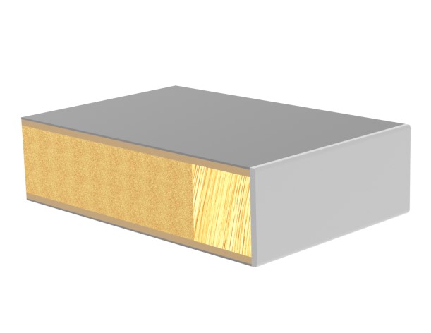 Laminat dør med ABS kant