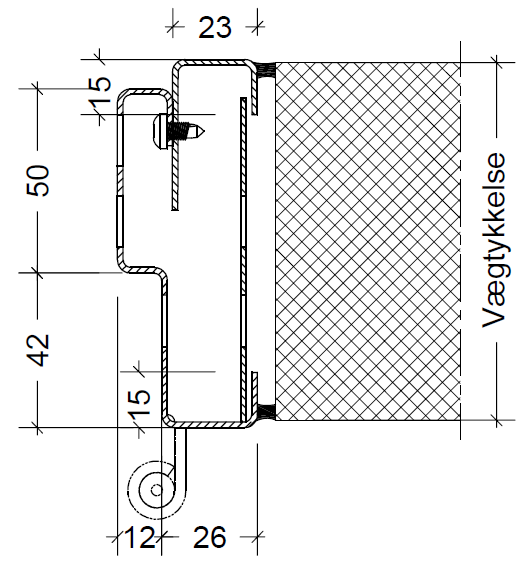 Type HH12 karmtværsnit
